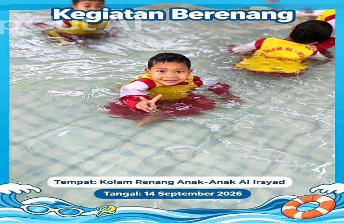 Serunya Kegiatan Berenang TK Islam Al Irsyad Gintungreja 
