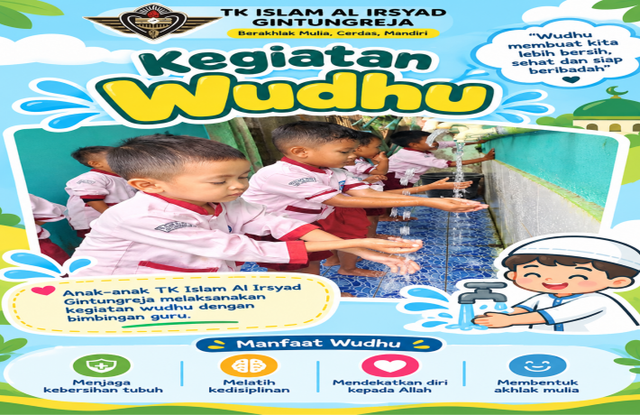 Belajar Wudhu Membiasakan Hidup Bersih dan Siap Beribadah
