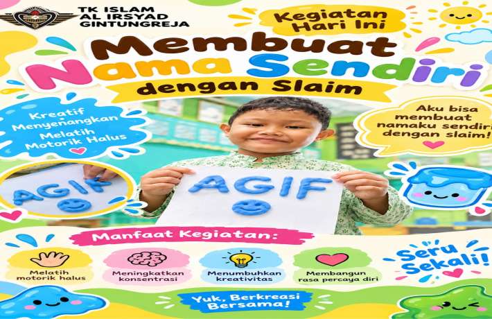 Belajar Menyenangkan Membuat Nama Sendiri dengan Slaim