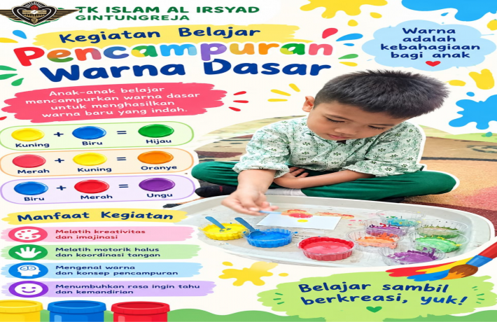 Serunya Belajar Pencampuran Warna Dasar