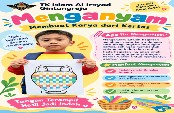 Menganyam Membuat Karya Indah Dari Kertas