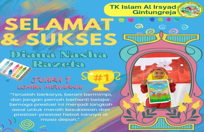 Semarak HUT RI TK Islam Al Irsyad Gintungreja raih prestasi 